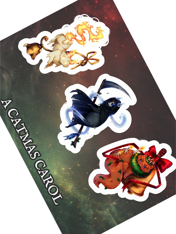 A Catmas Carol | Catmas Carol Sticker Collection product image (1)