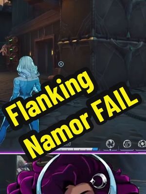 Why is it always a flanking Namor  😅 #tiktokgrowthchallenge #MarvelRivals #marvelrivalsfunny  #vtuber 