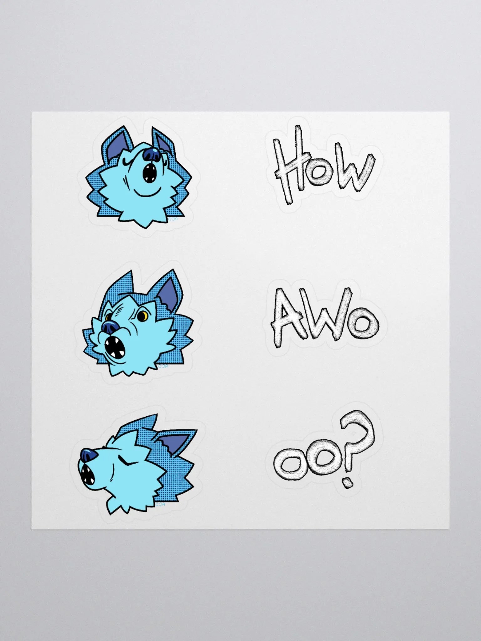How Awo Oo? Sticker Set product image (2)