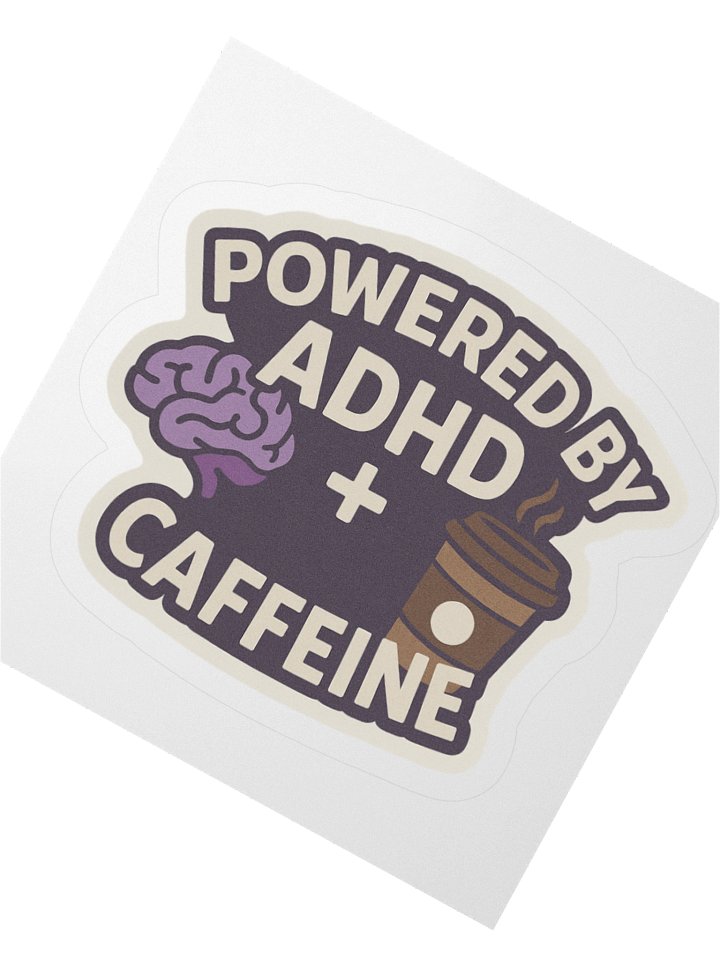 Brewed Attention Sticker product image (2)