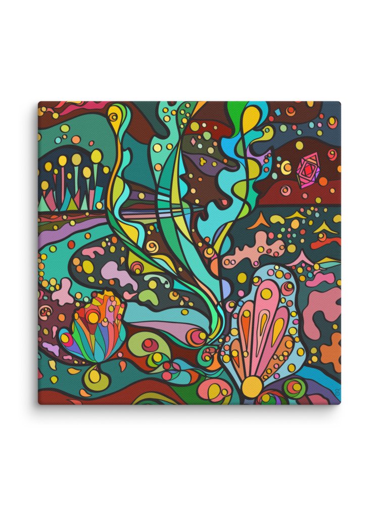Whimsical Wonderland Canvas Art - Resort Night product image (16)