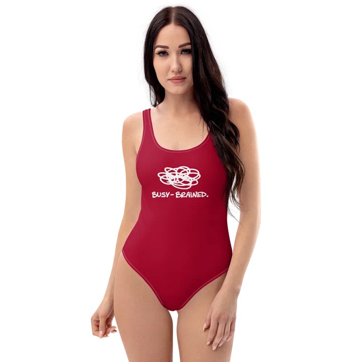 BUSY-BRAINED (lifeguard inspired) one piece swimsuit product image (2)