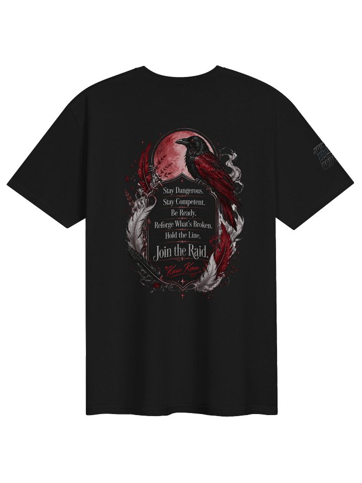 Join The Raid Red & Black: Crow Plague Tagline w/ Kaw Kaw product image (4)