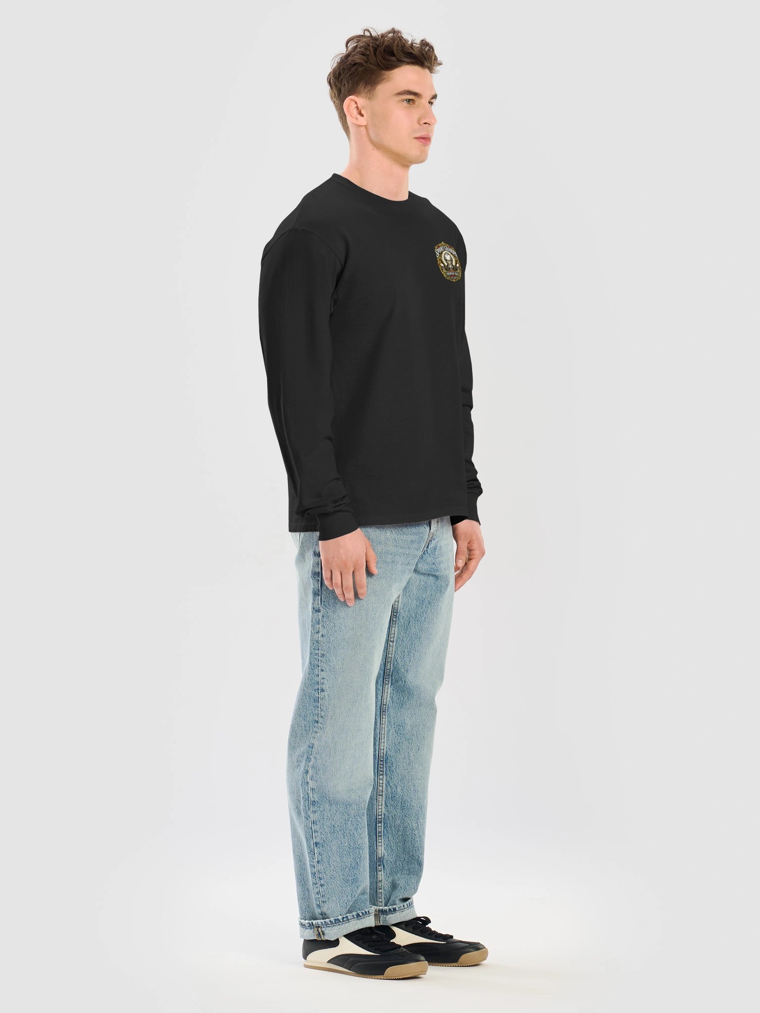 Never Too Dead to Rock & Roll – Back Print Champion Long Sleeve Shirt product image (7)