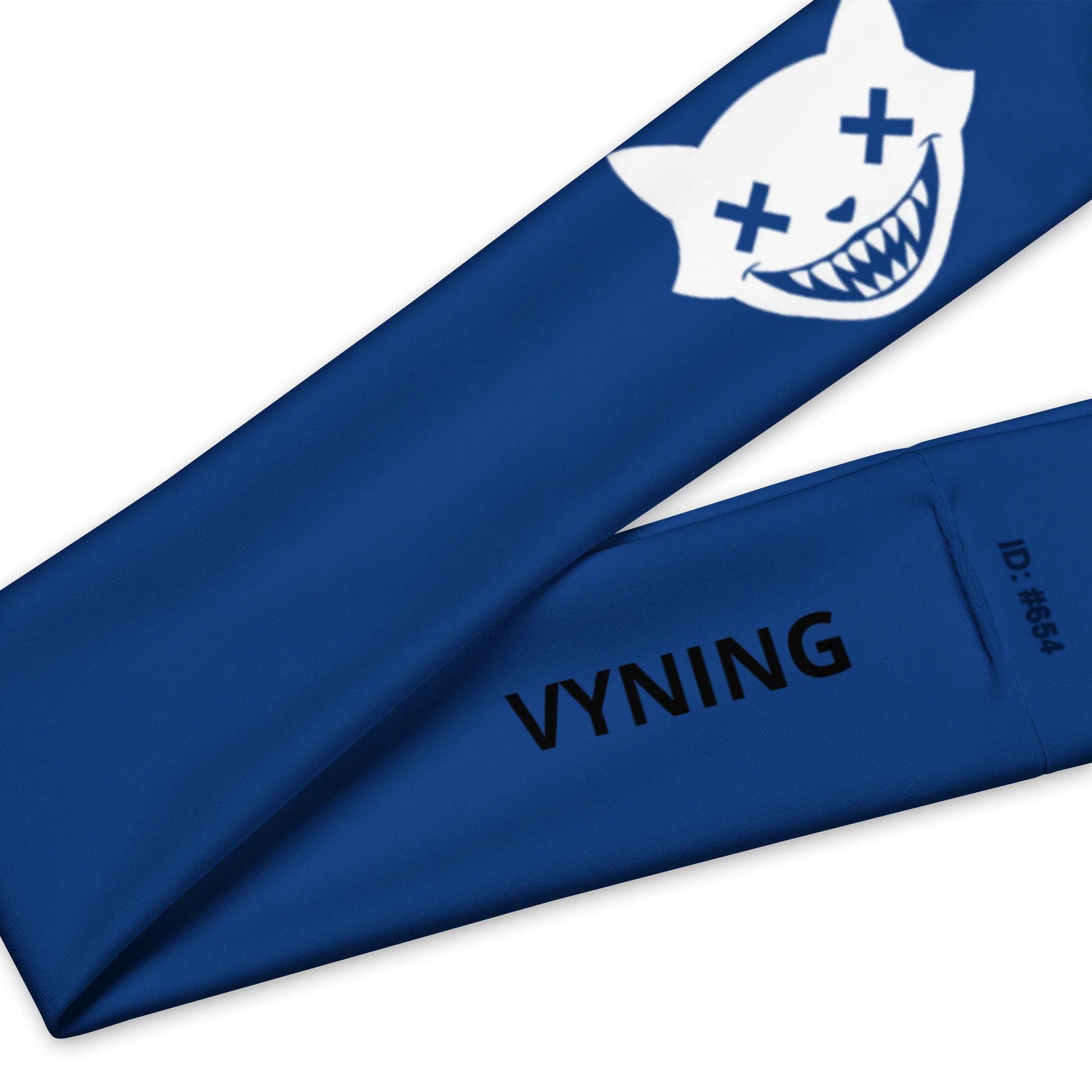 DARK BLUE VYNING DEVIL KITTY HEADBAND product image (3)