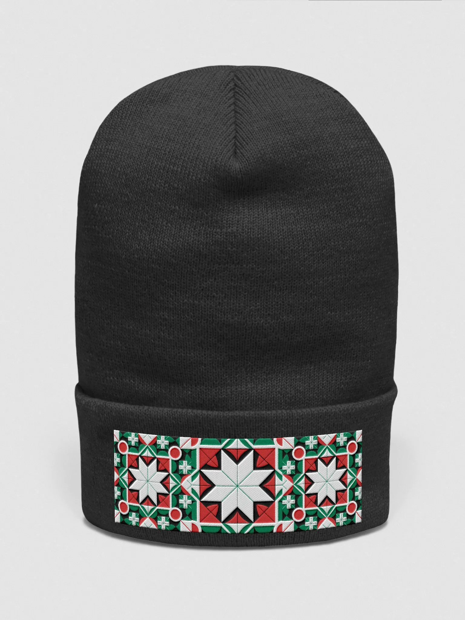 KaleidoStar patterned Yupoong Cuffed Beanie product image (4)