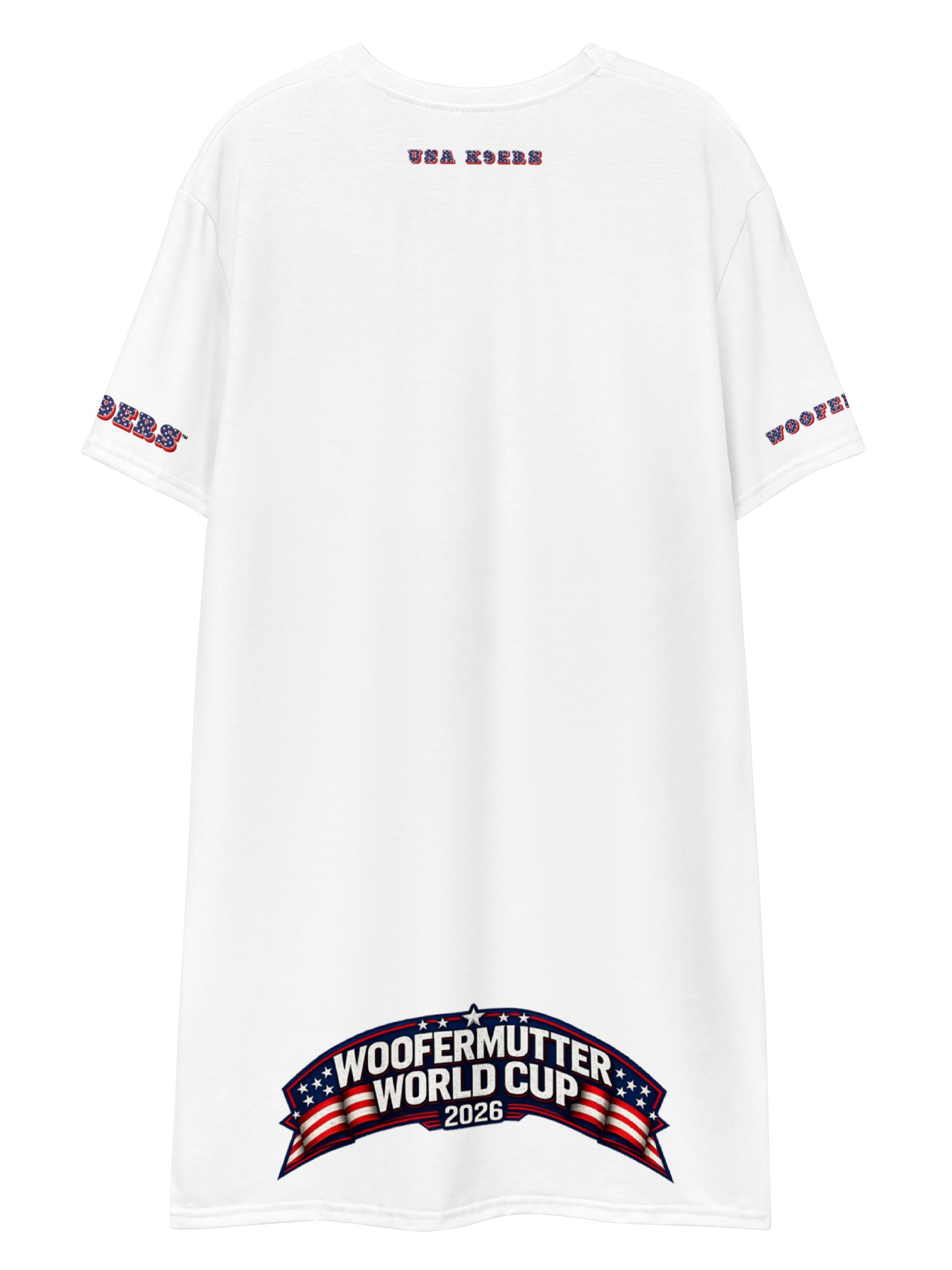 WooferMutter™ World Cup Poodle USA K9ERS T-shirt Dress product image (2)