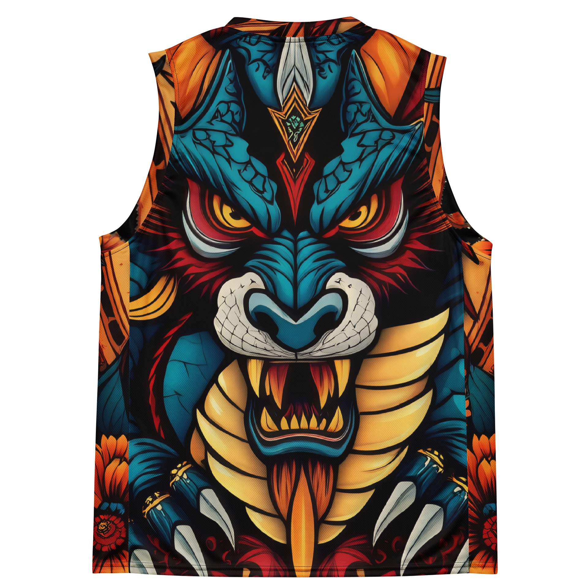 Dragonwolf Reborn Fury All-Over Basketball Jersey product image (4)