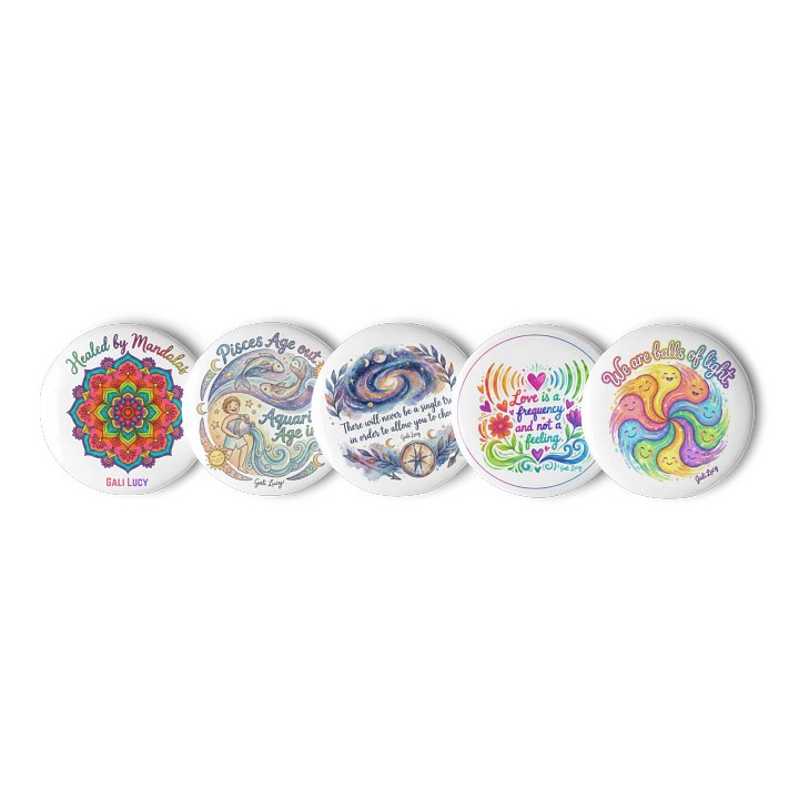 Set of 5 Pins - Style 1 product image (2)