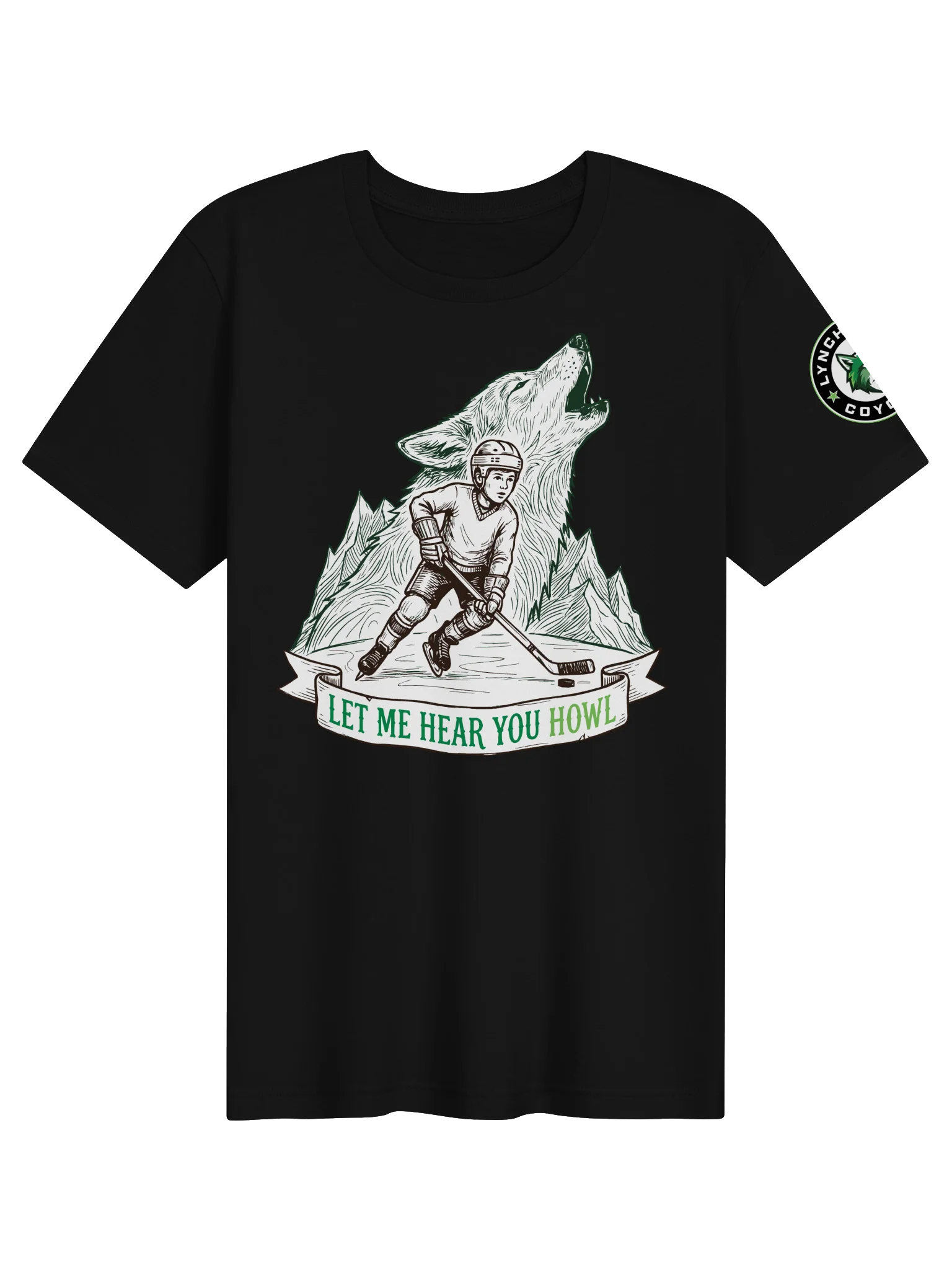 Let Me Hear You Howl Adult Hockey Tee product image (1)