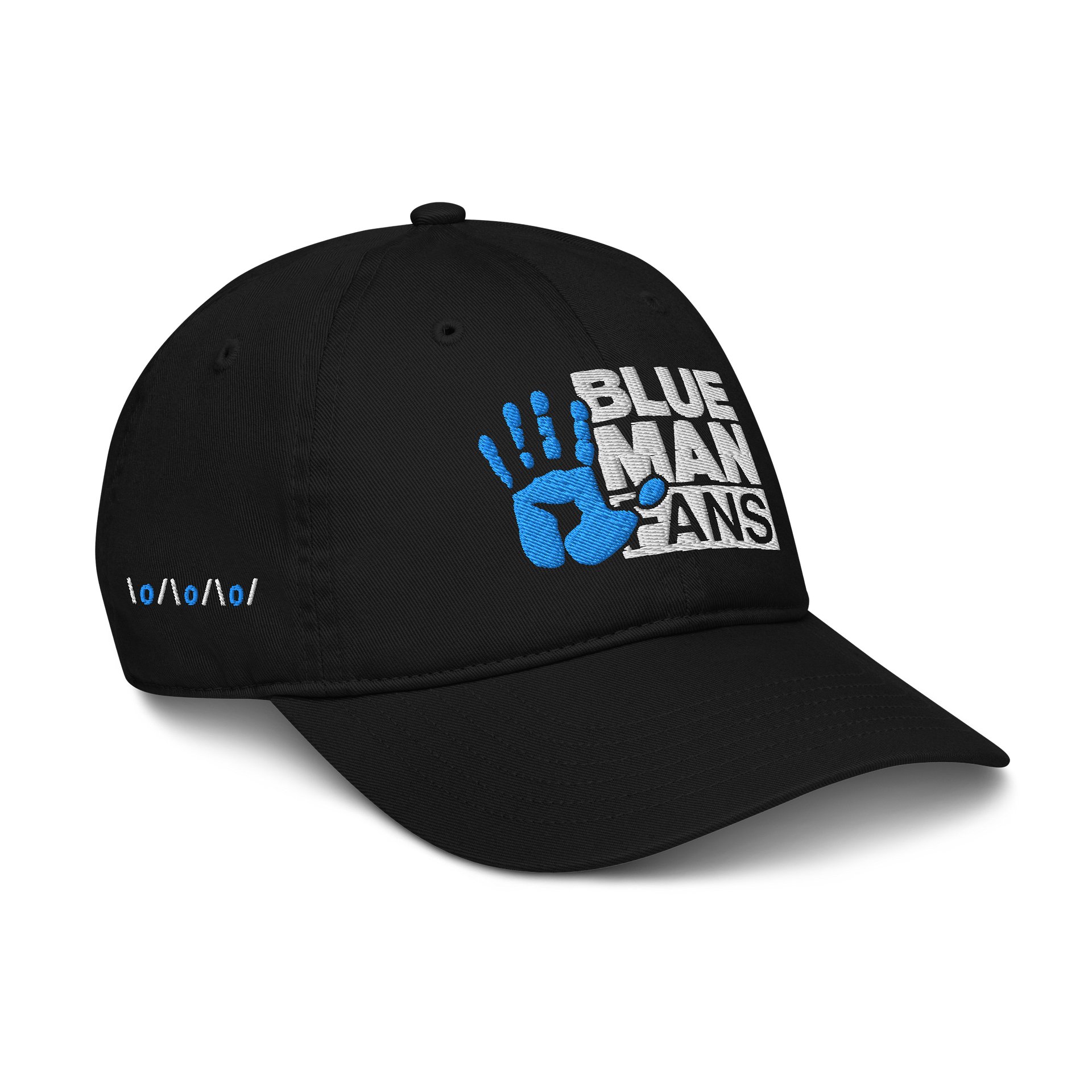 Blue Man Fans Hand Embroidered 3D Puff with Extended Logos product image (6)