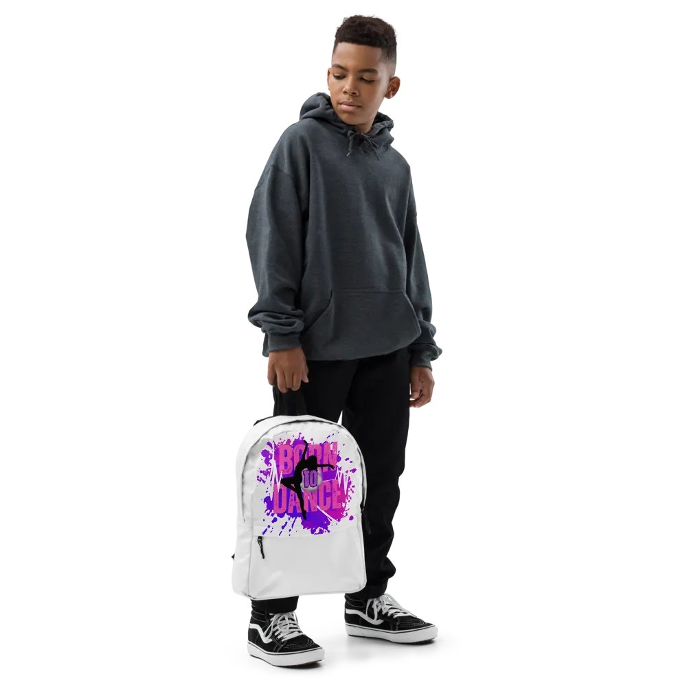 Born to Dance Her Silhouette Full Print Backpack product image (6)