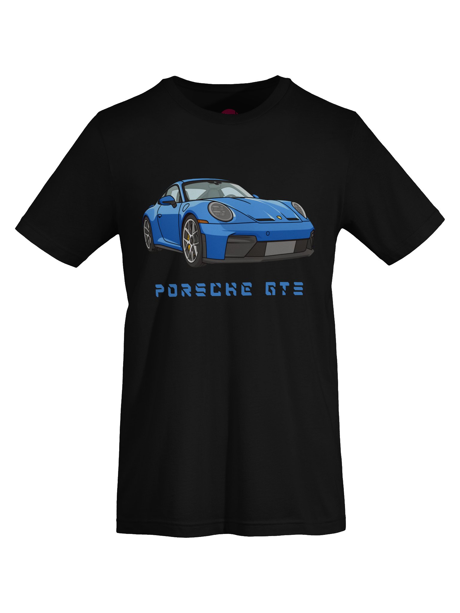 Shark Blue Porsche 911 GT3 Touring Shirt (Retro, Sketch, Silhouette) product image (7)