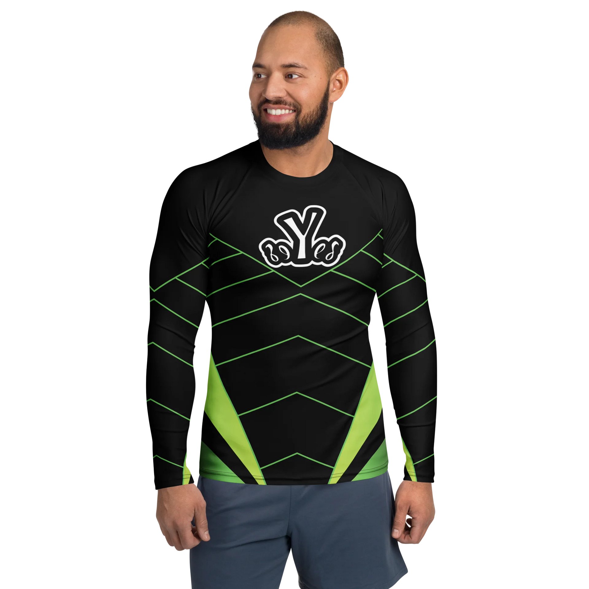 YesYes Vortex Men's Rash Guard product image (1)