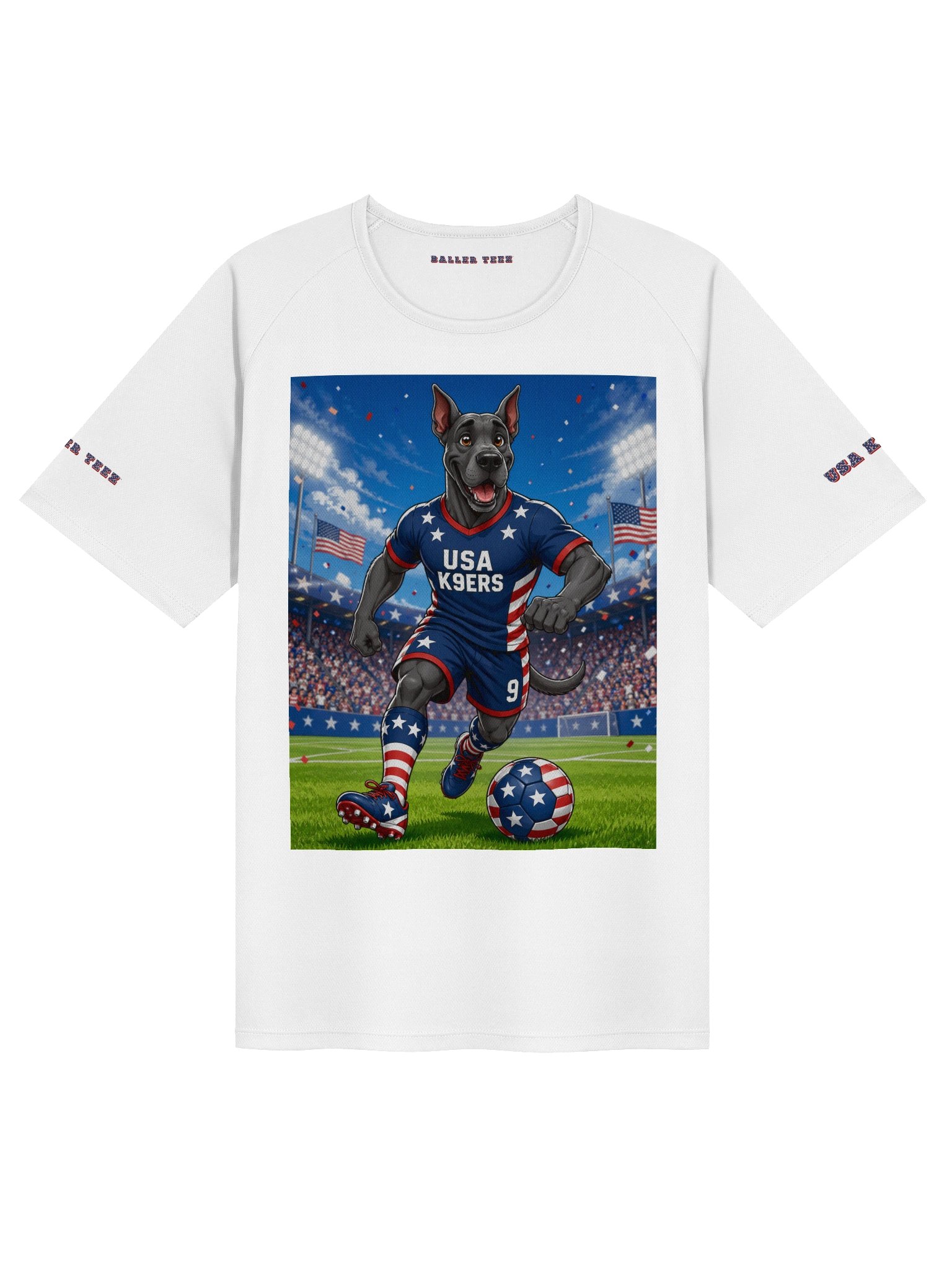USA K9ERS Soccer Great Dane Unisex Sports Jersey product image (1)