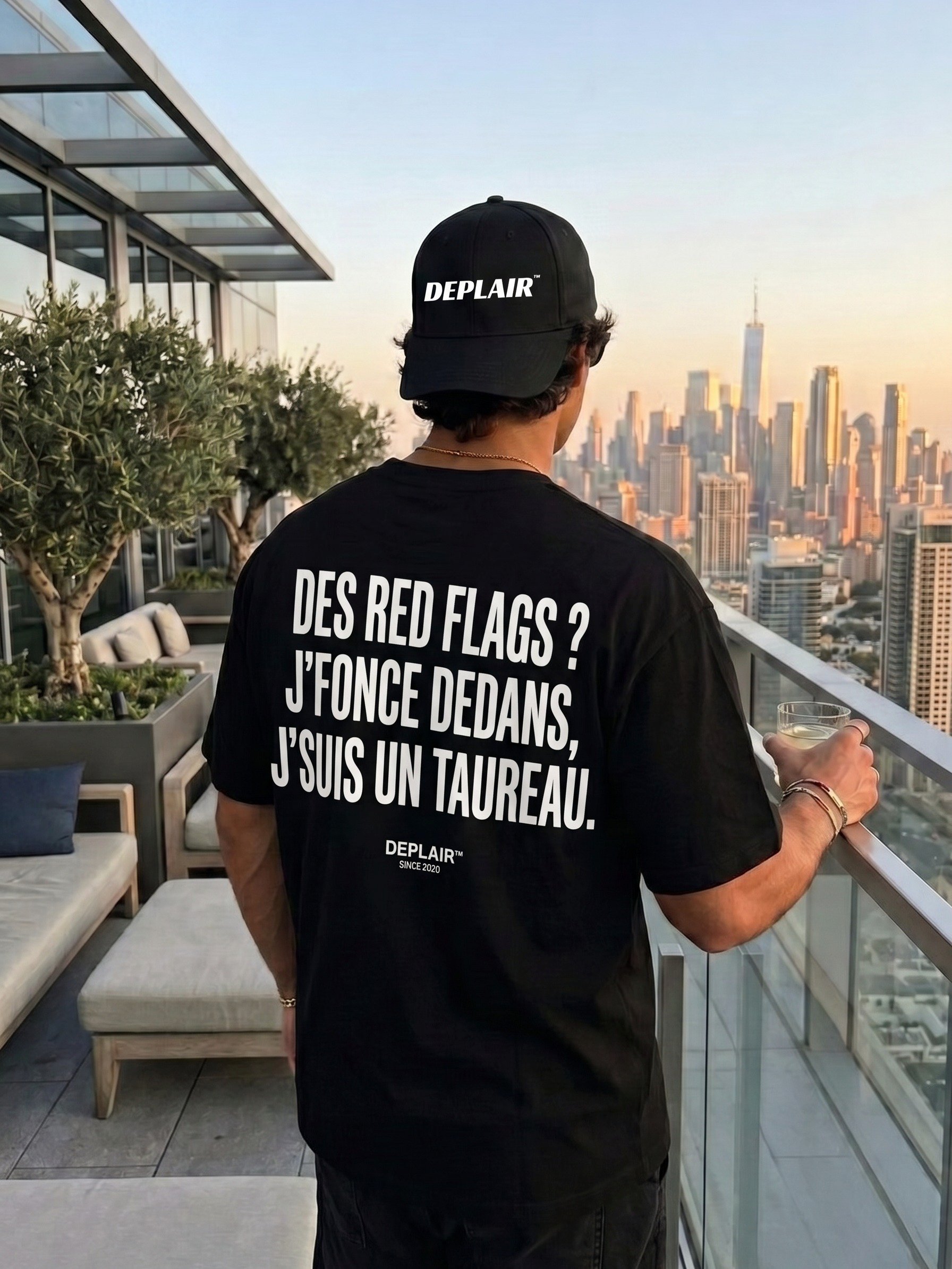 Des red flags ? J’fonce dedans, j’suis un taureau — T-shirt homme product image (2)
