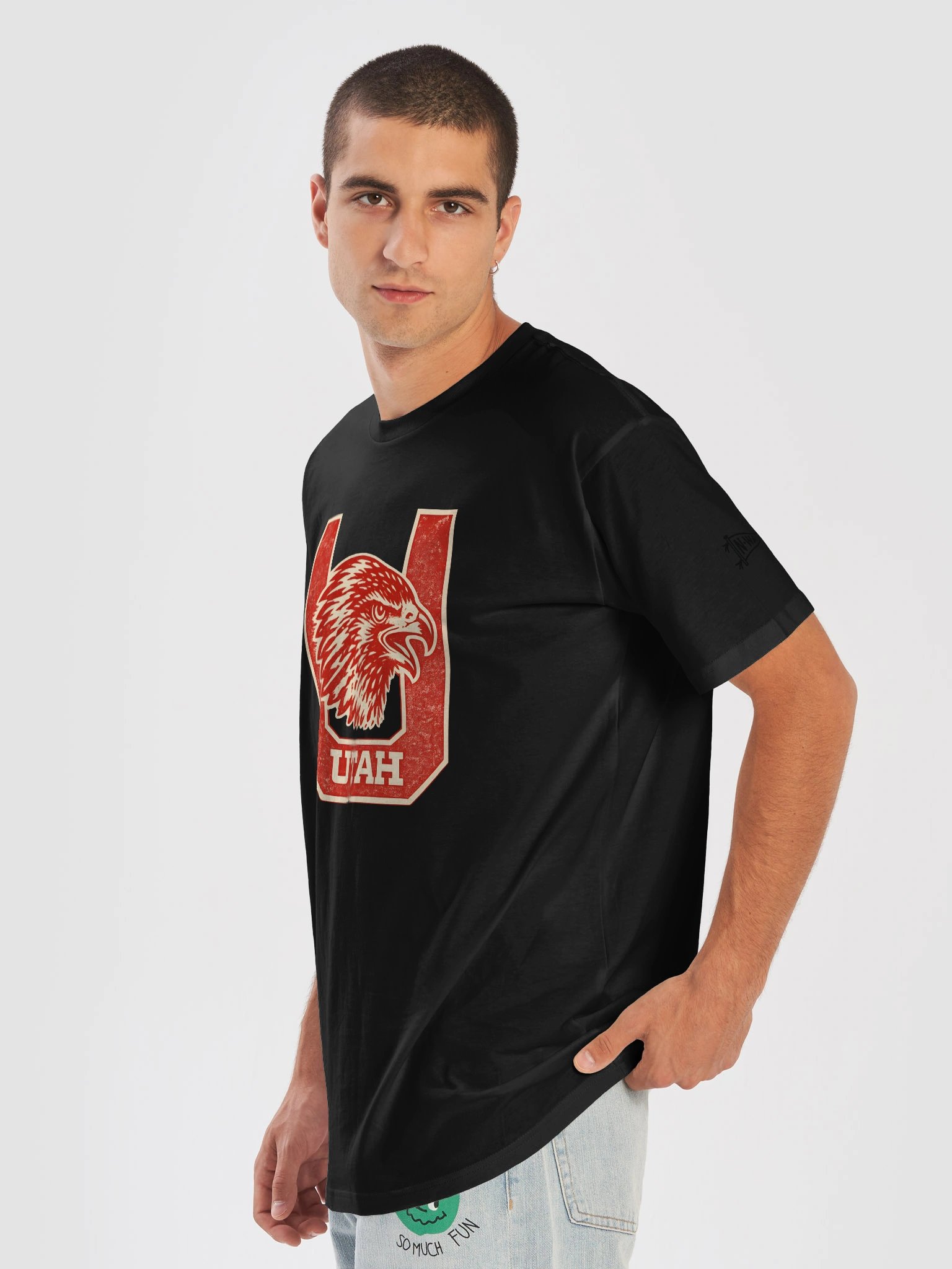 Vintage Red-Tailed Hawk Collegiate Tee product image (28)