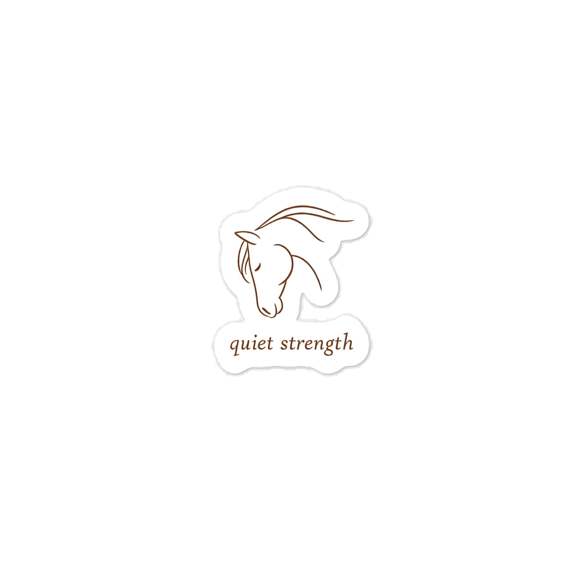 Quiet Strength Sticker product image (1)