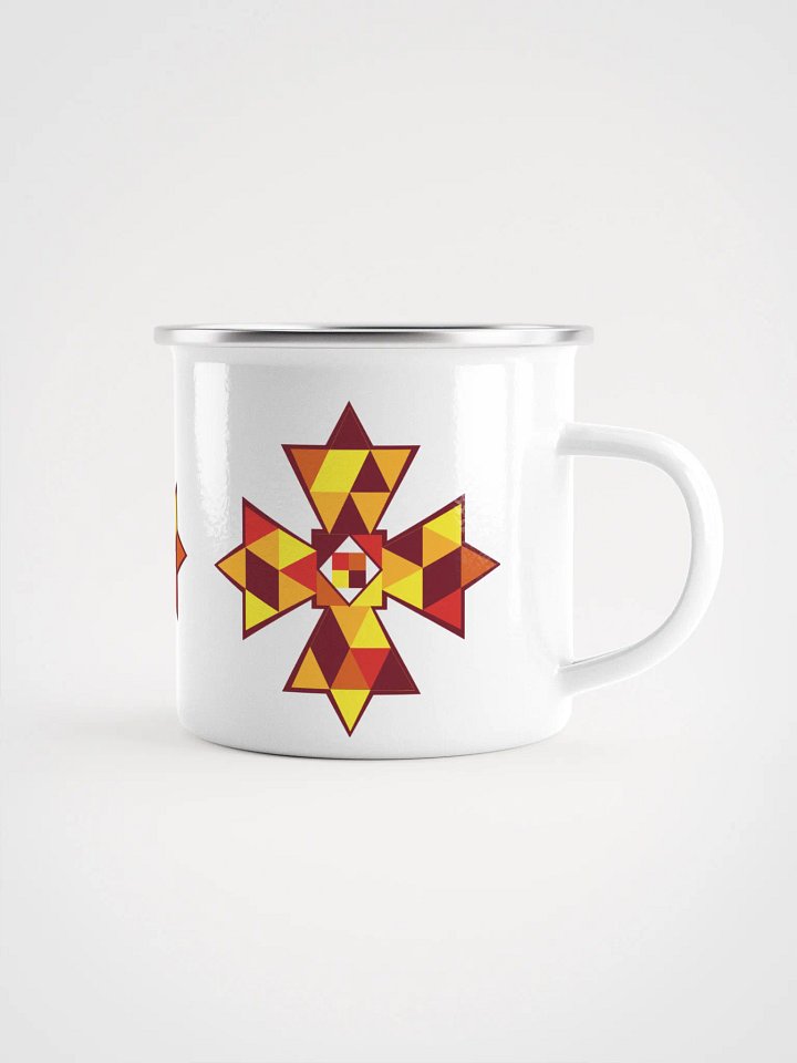 Starry Geometric Enamel Mug product image (1)