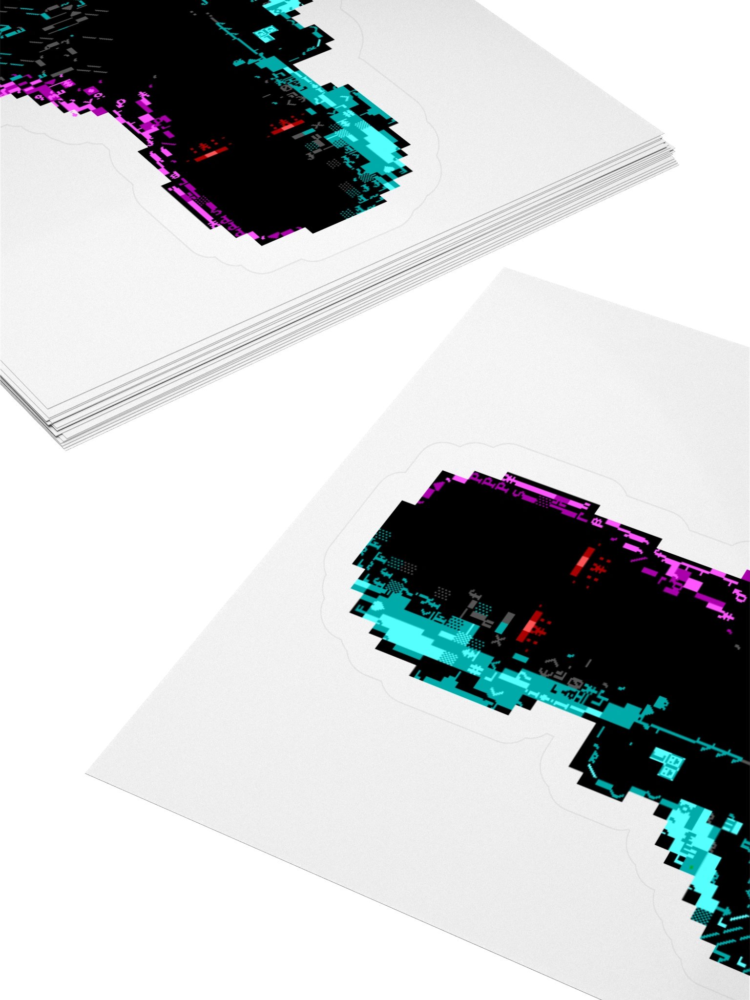 Ghost in the Wires ASCII Art Sticker product image (10)