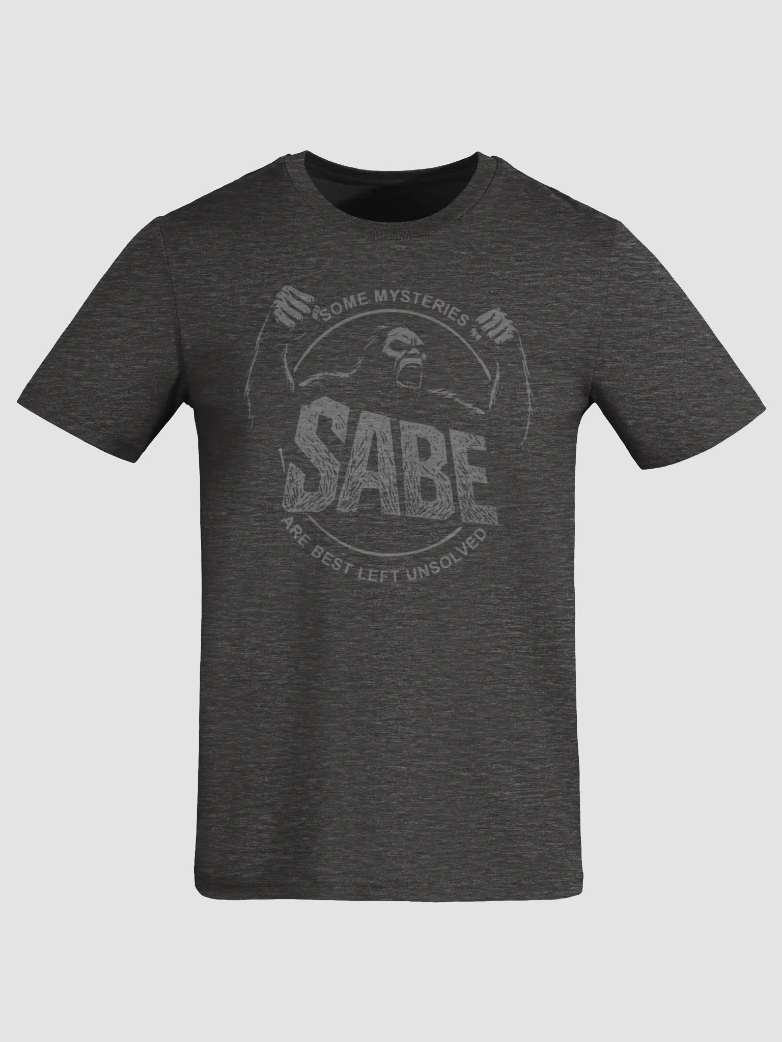 SABE Bigfoot Mystery Tee – “Some Mysteries Are Best Left Unsolved” product image (1)