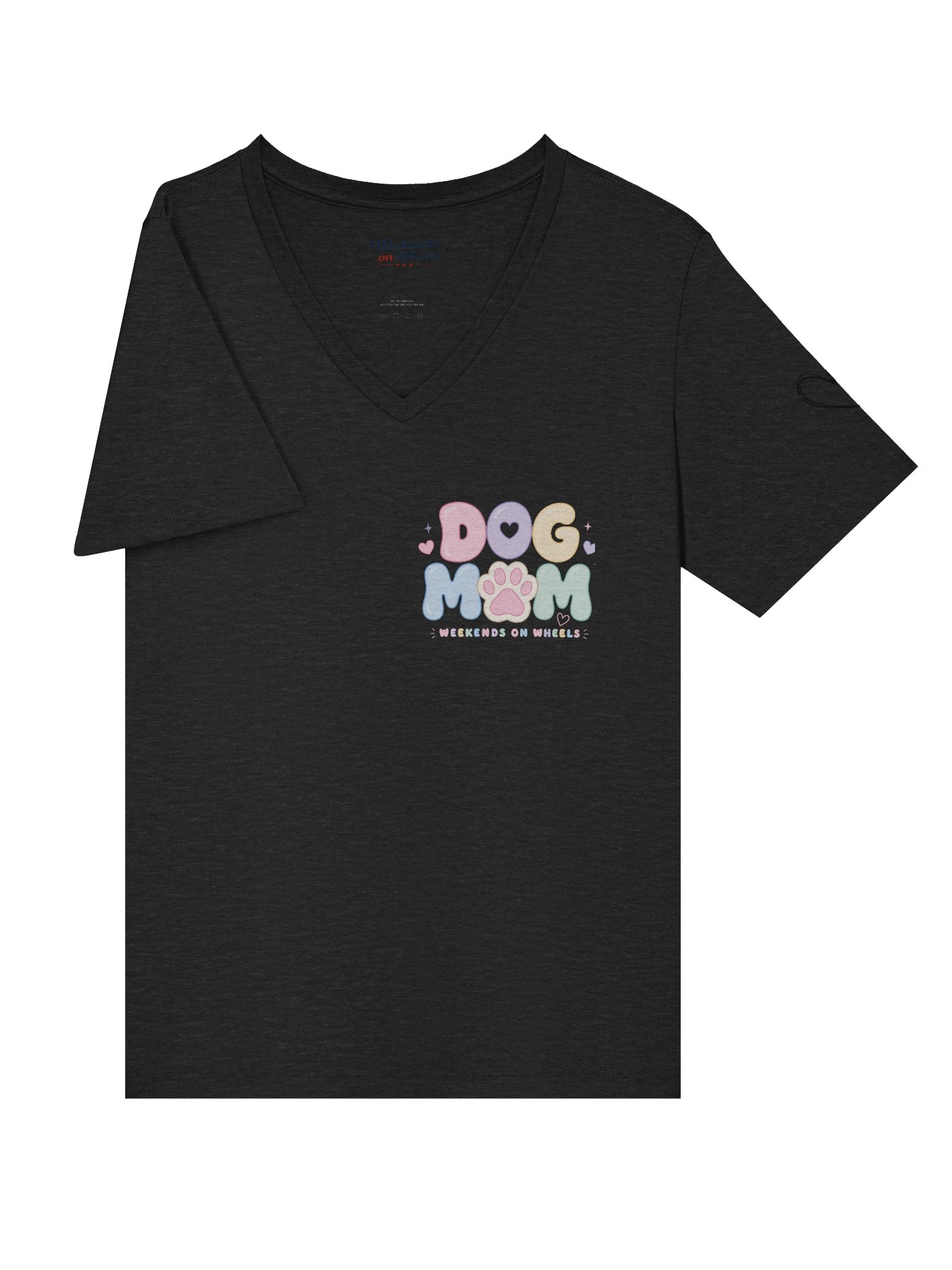 Coffee, Campfires & Dog Mom Things V-Neck Tee 🐾☕🏕️ product image (5)