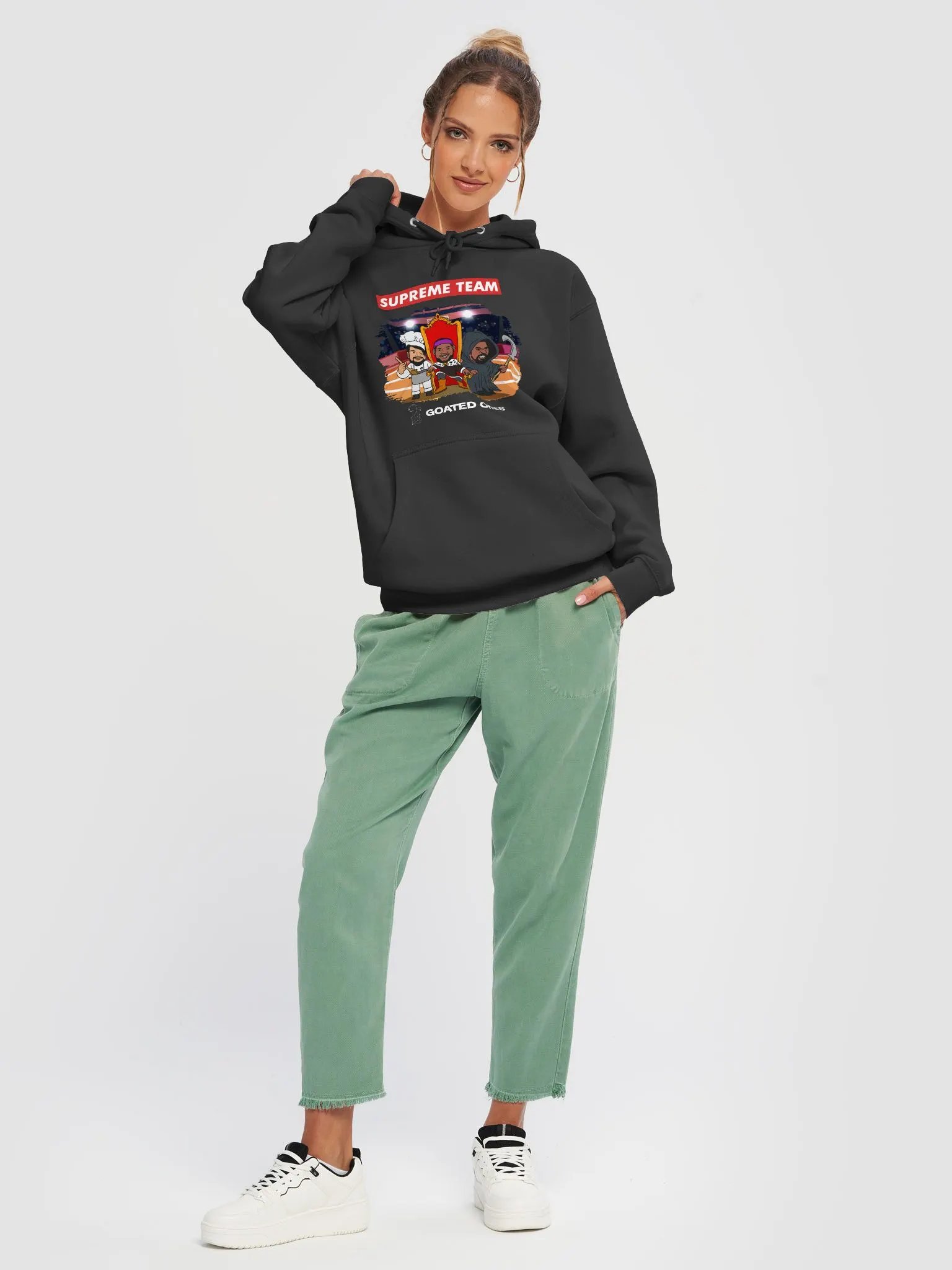 Supreme Team Hoodie: Chef Curry / King James / Slim Reaper product image (5)