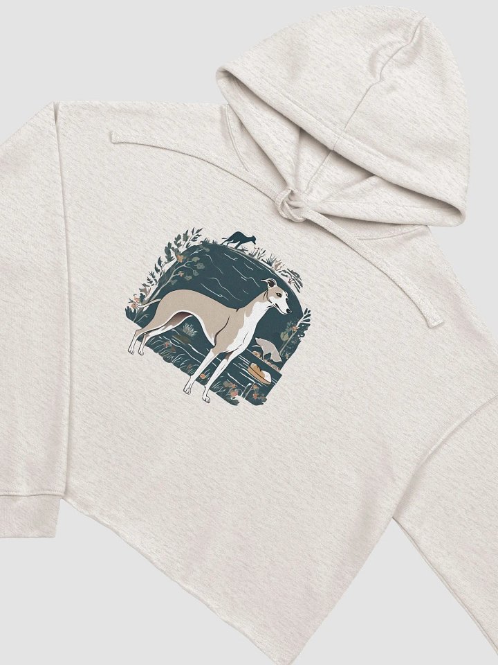 Botanical Greyhound Fleece Crop Hoodie product image (1)