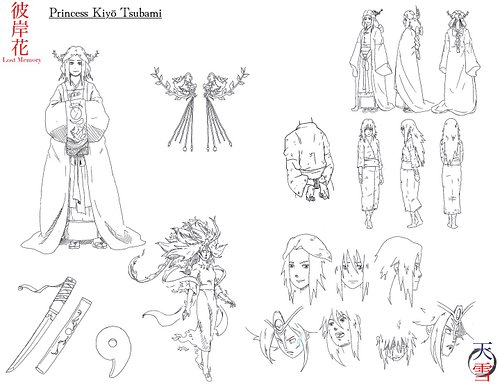 Kiyo Tsubami Character Sheet
#oc #anime #art #artistic #kimono