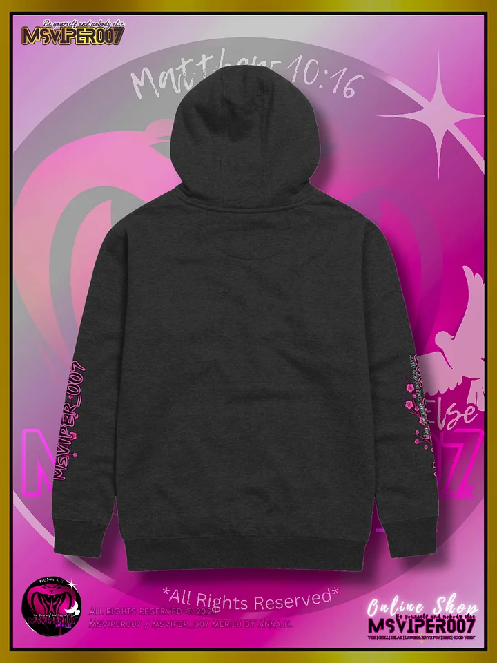 Hoodie - MsViper007's "Inspire" (peony pink) Cozy Hoodie By Anna H. product image (2)