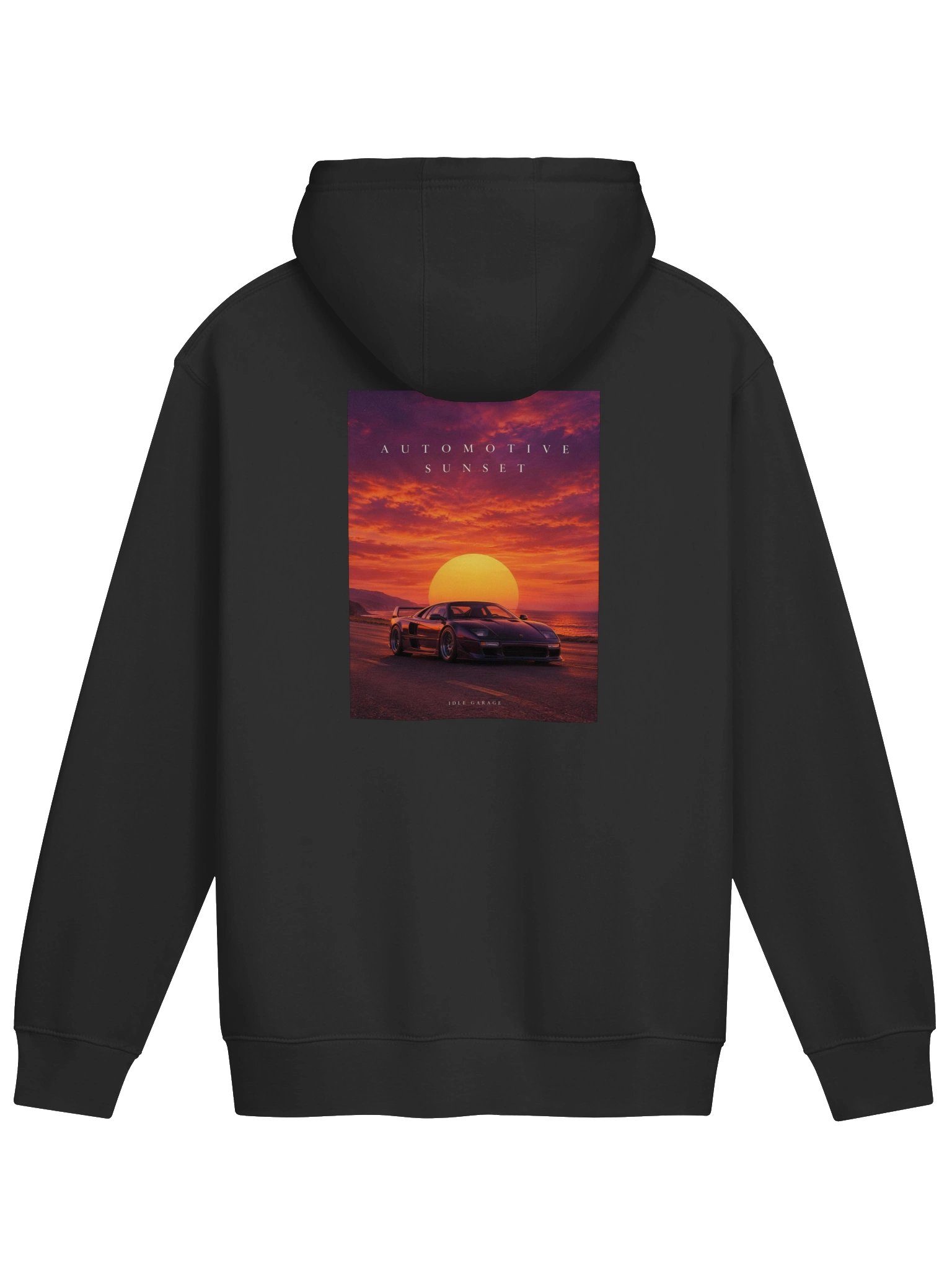 Idle Garage Gold Monogram Pullover Hoodie product image (2)