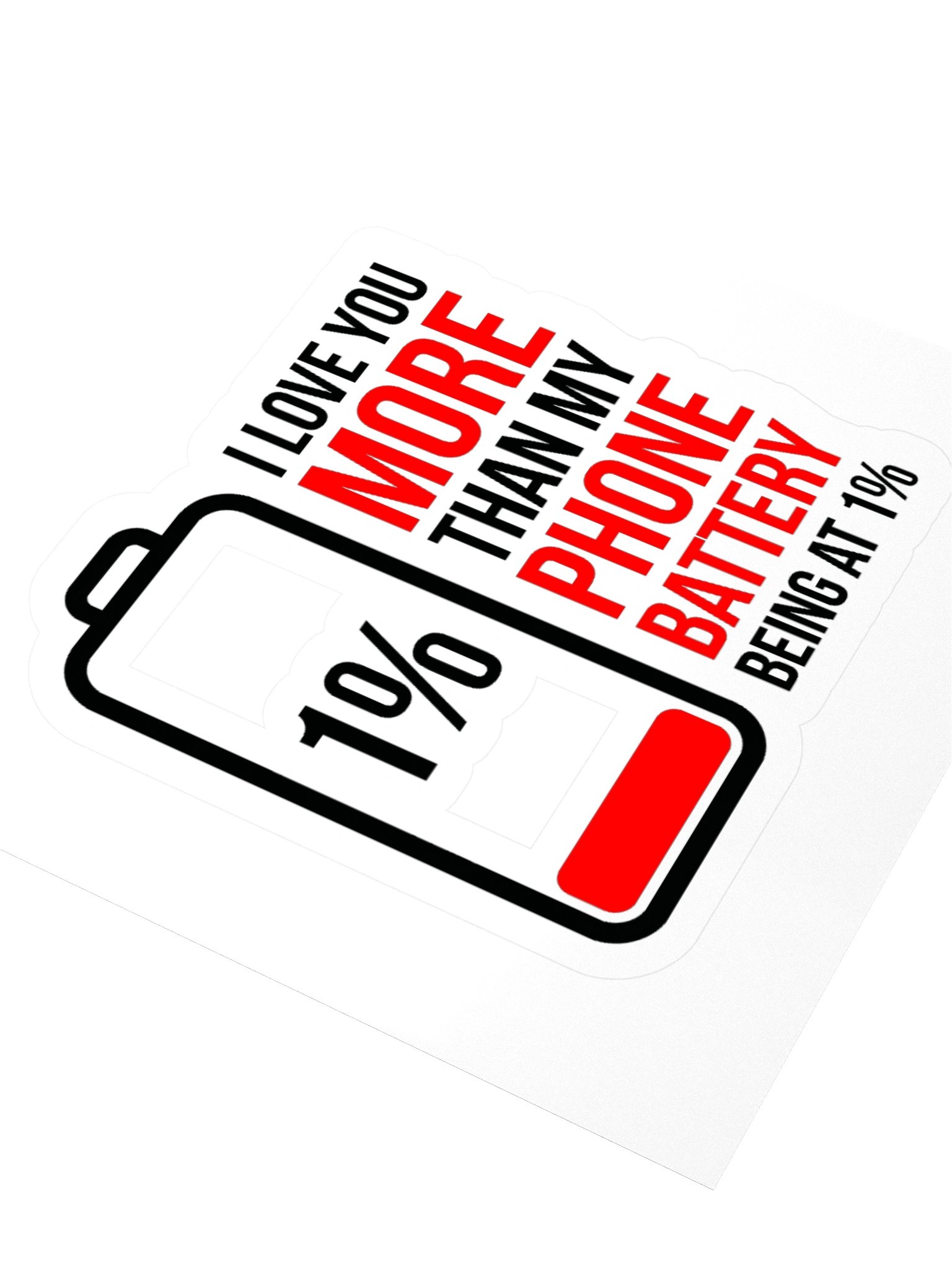 I Love You More — Kiss Cut Sticker product image (3)