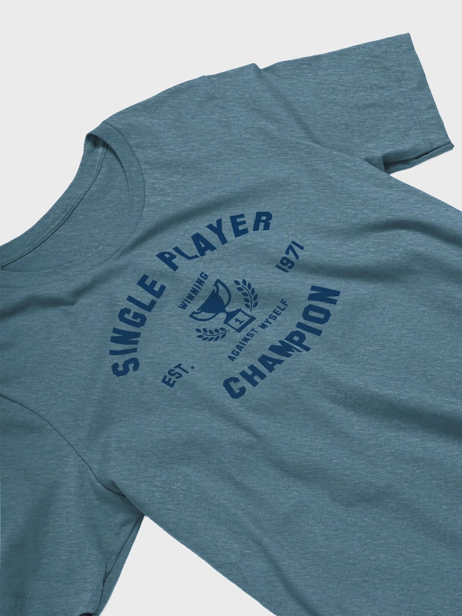 Retro Gaming T-Shirt - Single Player Champion Gamer Tee for Men & Women product image (2)