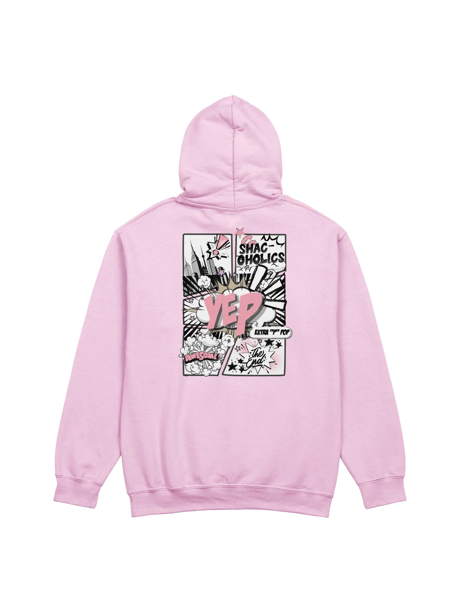 Explosive Pink YeP Shac-oholics Hoodie product image (16)