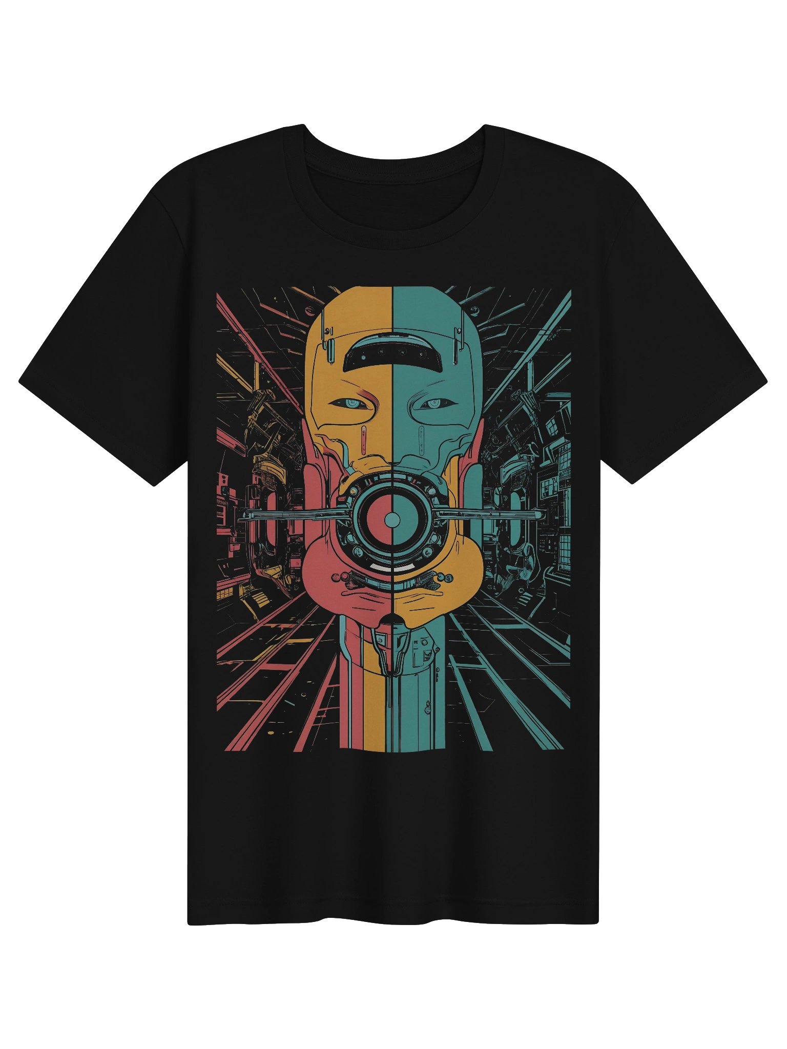 Retro Cybernetic Drifter Lightweight T-Shirt product image (1)