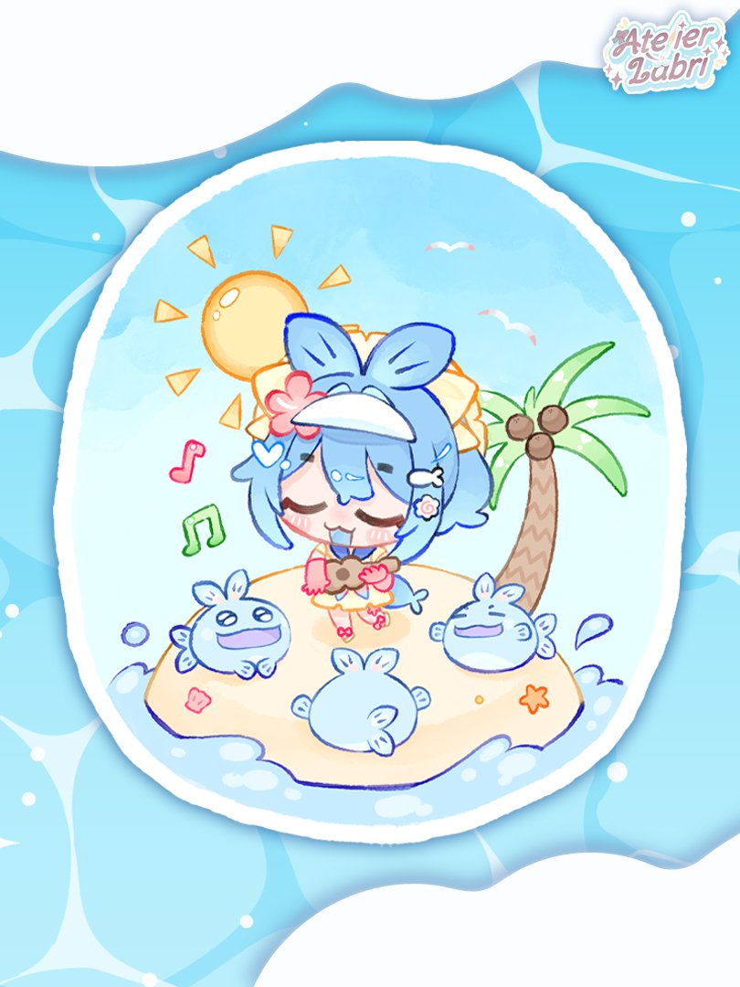 Lazuli Island Adventure Die Cut Sticker A product image (1)