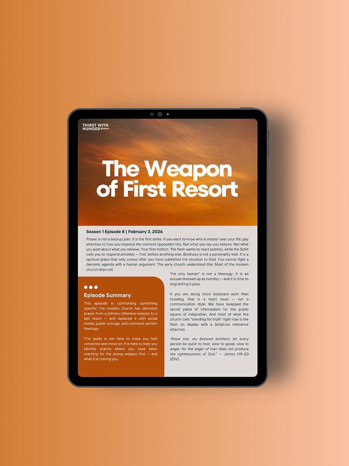 Thirst With Hunger Podcast EP8: The Weapon of First Resort Study Guide (Free Download) product image (1)