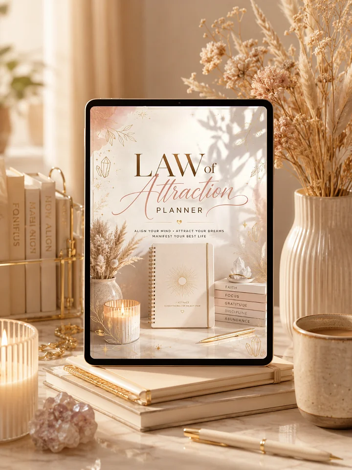 Law of Attraction Guided Planner product image (1)