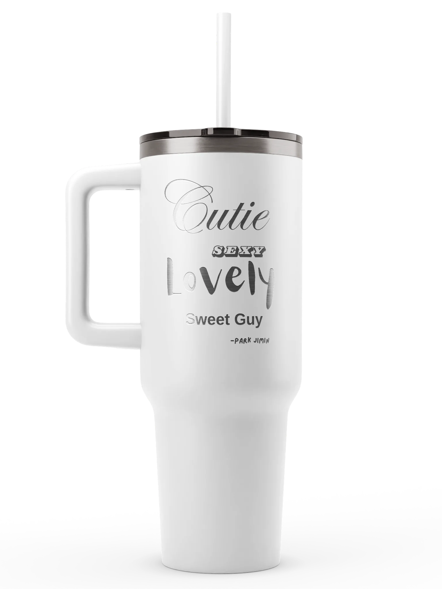 Sexy Cool Jimin 40oz Travel Tumbler With Straw product image (1)