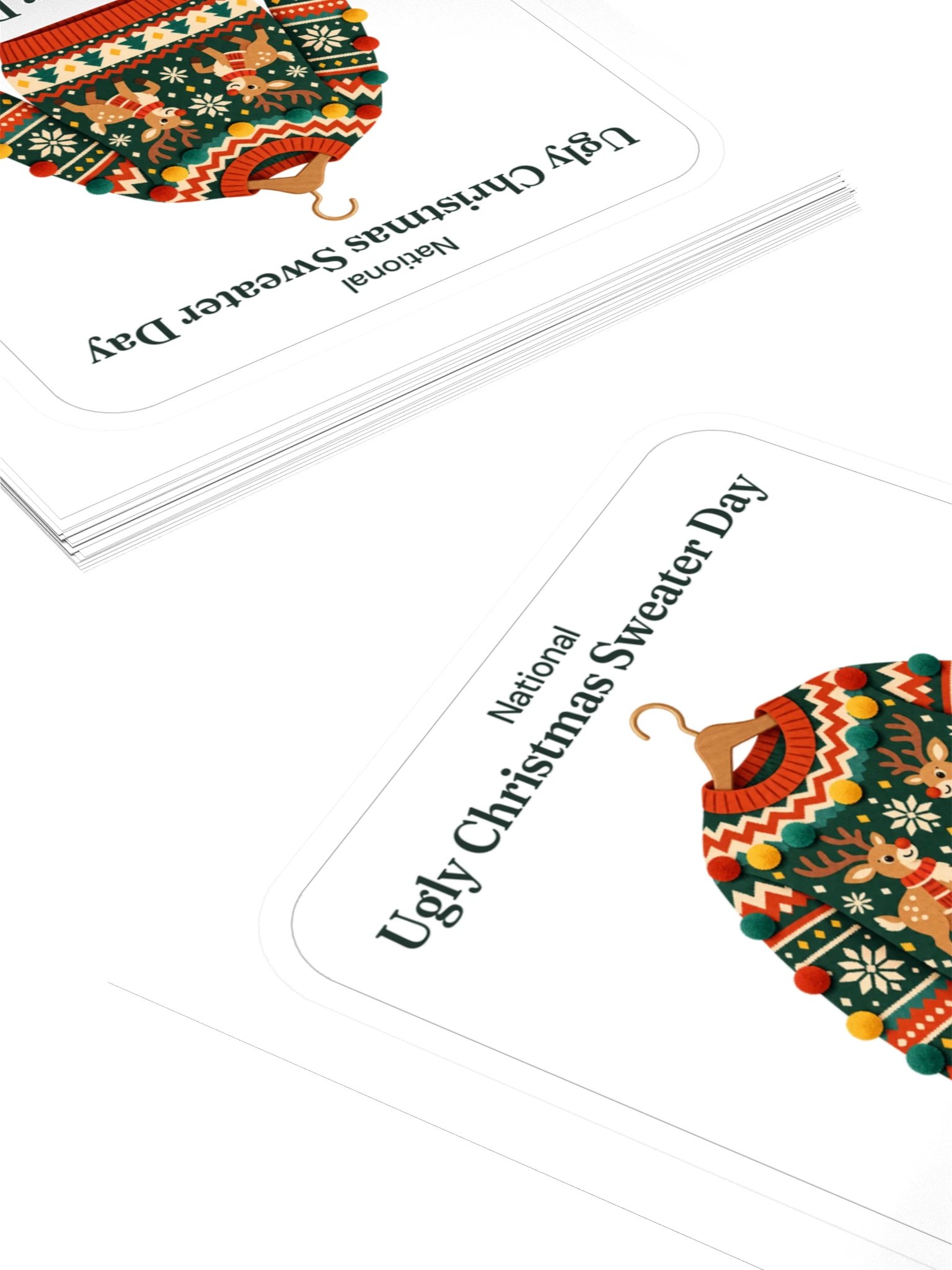 National Ugly Christmas Sweater Day Sticker product image (4)