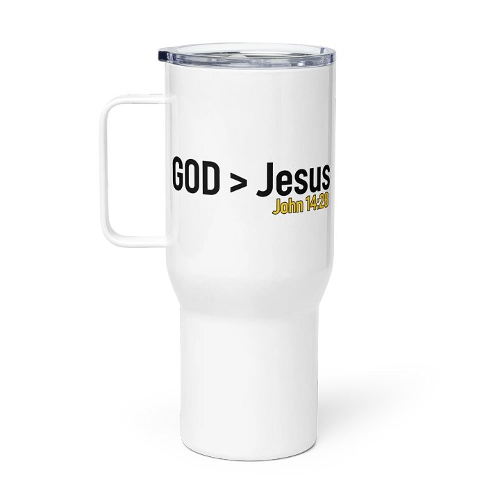 "God is Greater than Jesus" Cup product image (1)