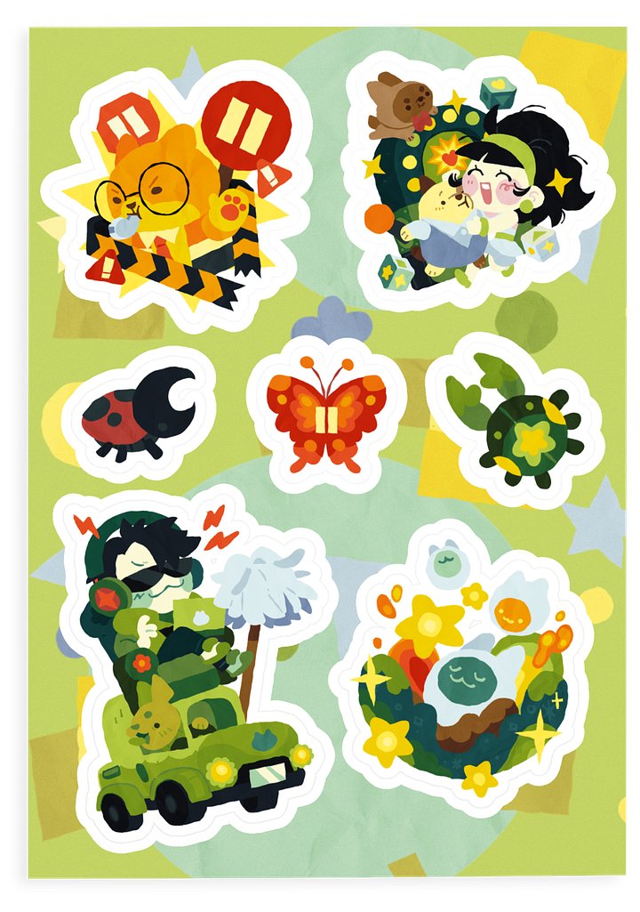 AI Pause Debate Sticker Set product image (1)
