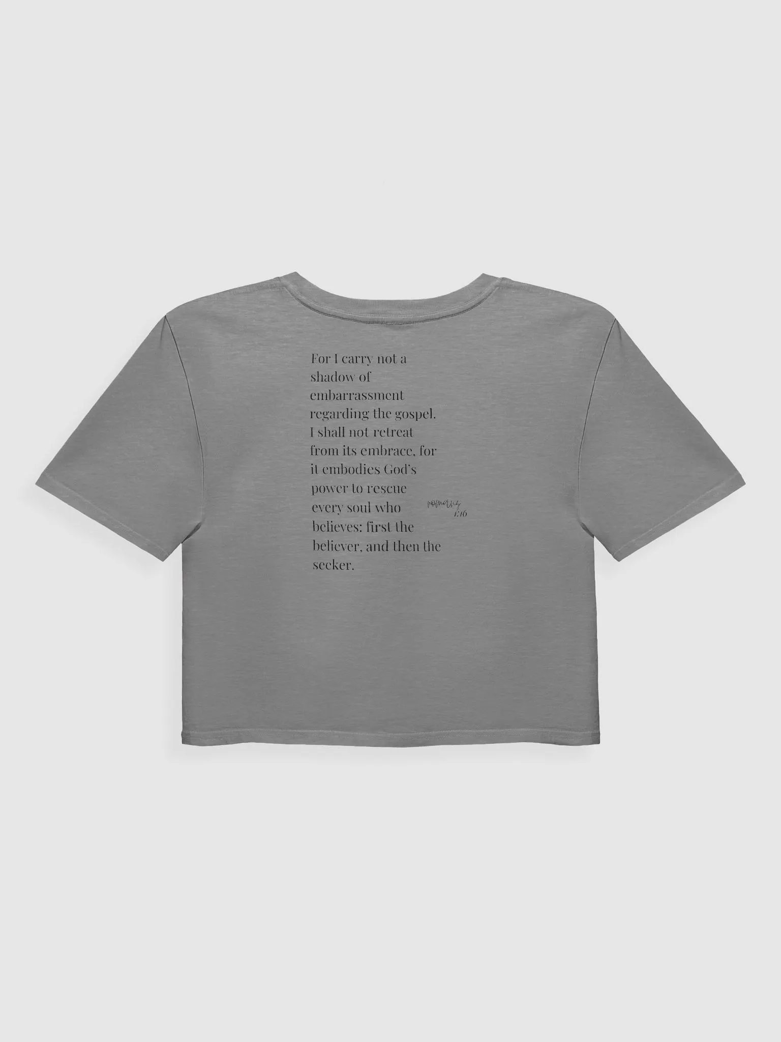 Romans 1:16 | Crop Tee product image (49)
