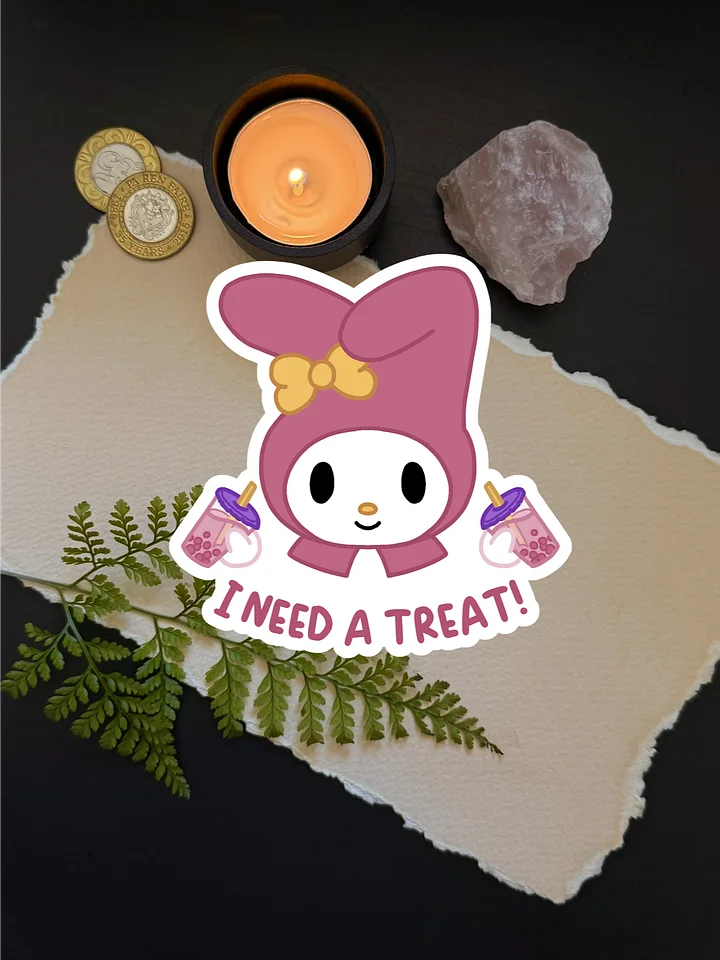 Melo Kawaii Cutie - I Need A Treat! 2.75" Sticker product image (1)