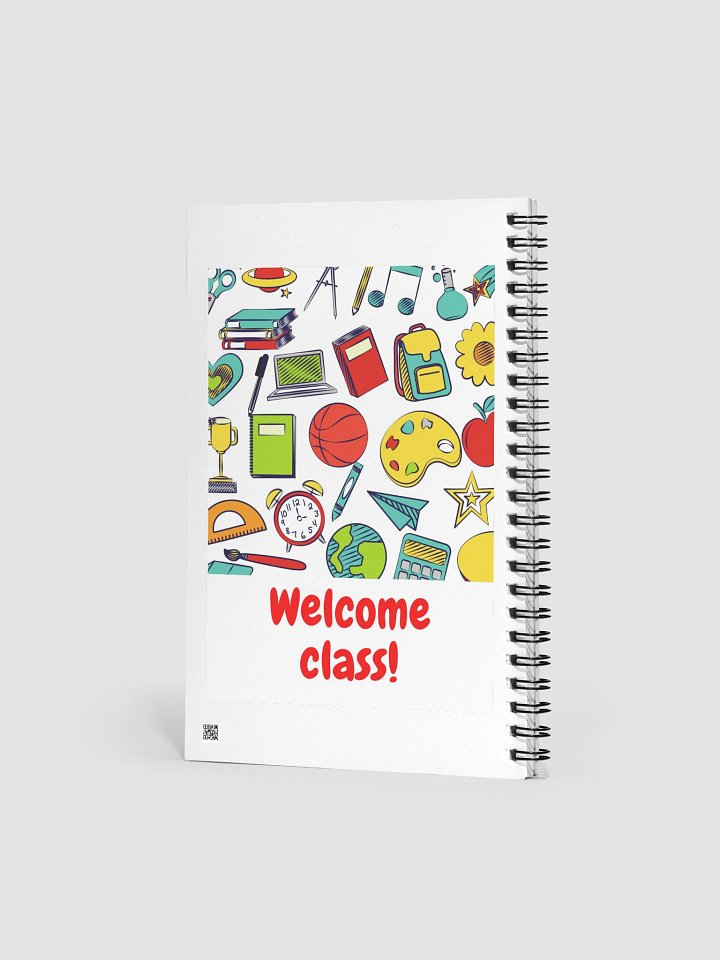 Welcome Class! Illustrated Spiral Notebook product image (2)