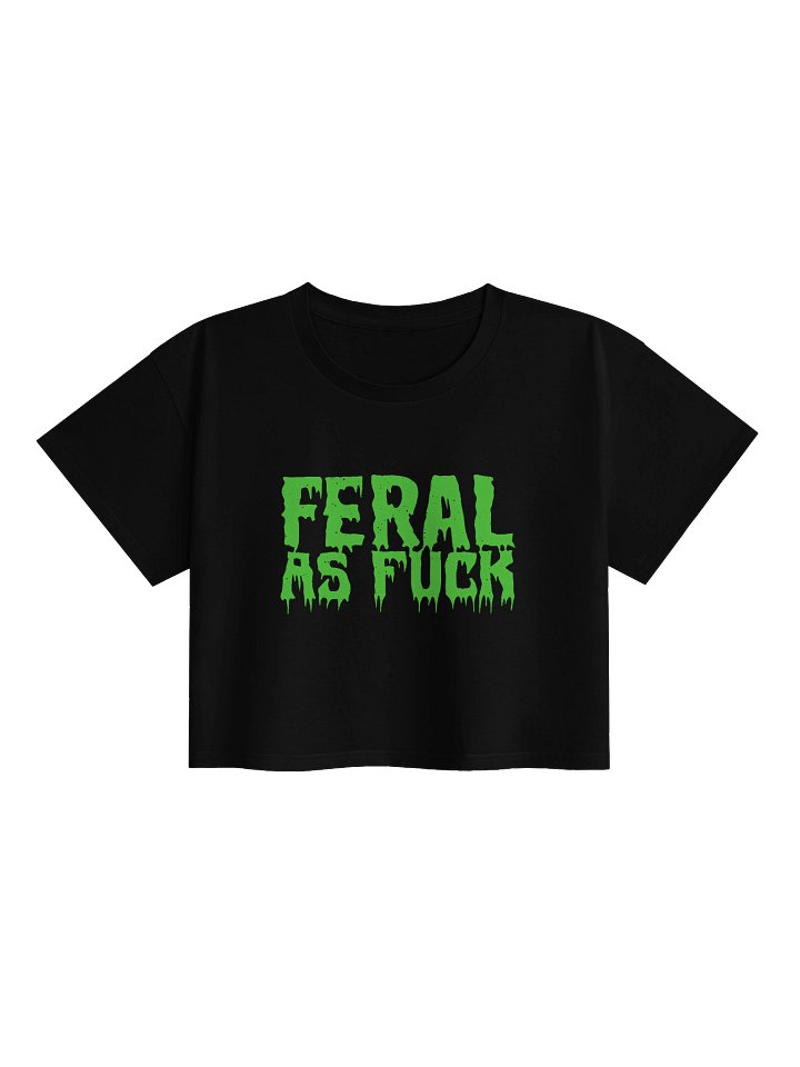 Feral As Fuck Flowy Crop product image (1)