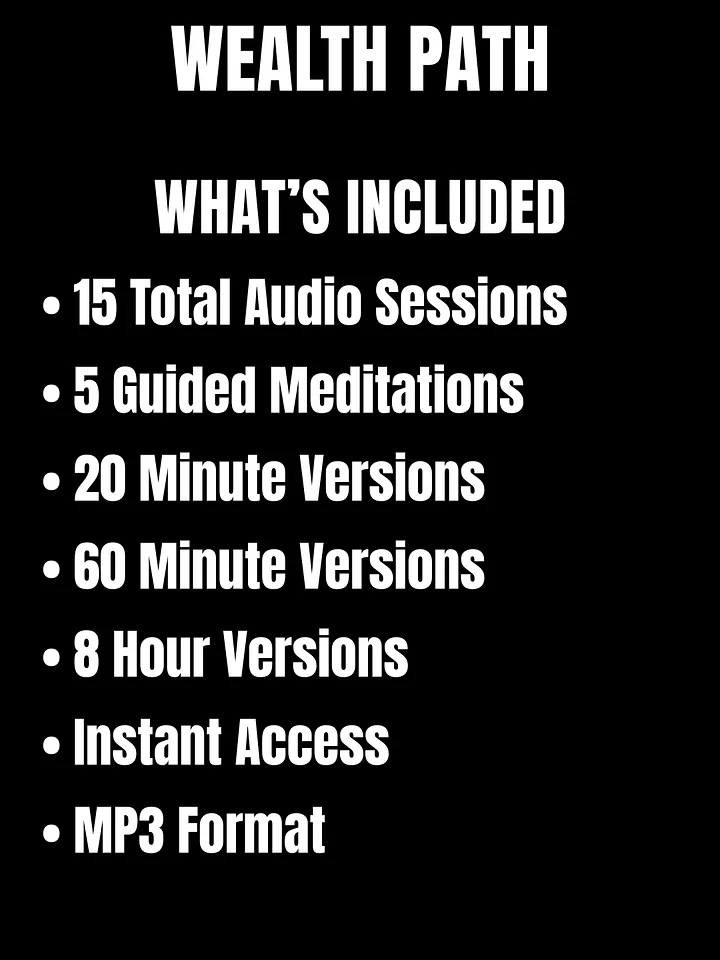 The Wealth Path – Guided Identity Meditation Series product image (2)