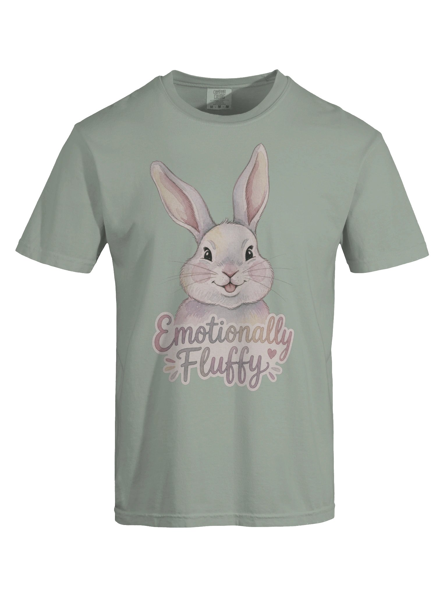 Emotionally Fluffy Bunny Comfort Colors T-Shirt product image (6)