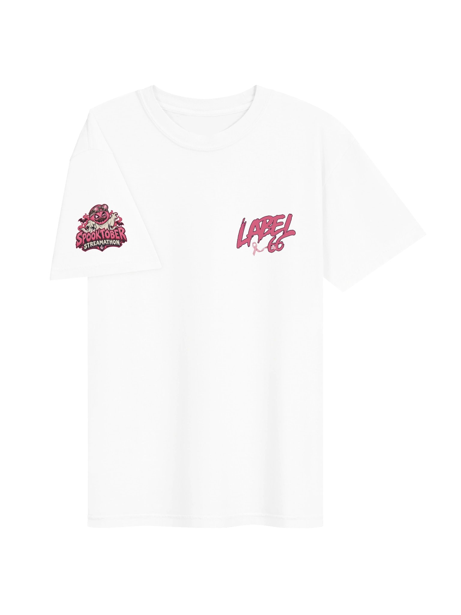 Breast Cancer Awareness Label66 + DKCosta Spooktober T product image (1)