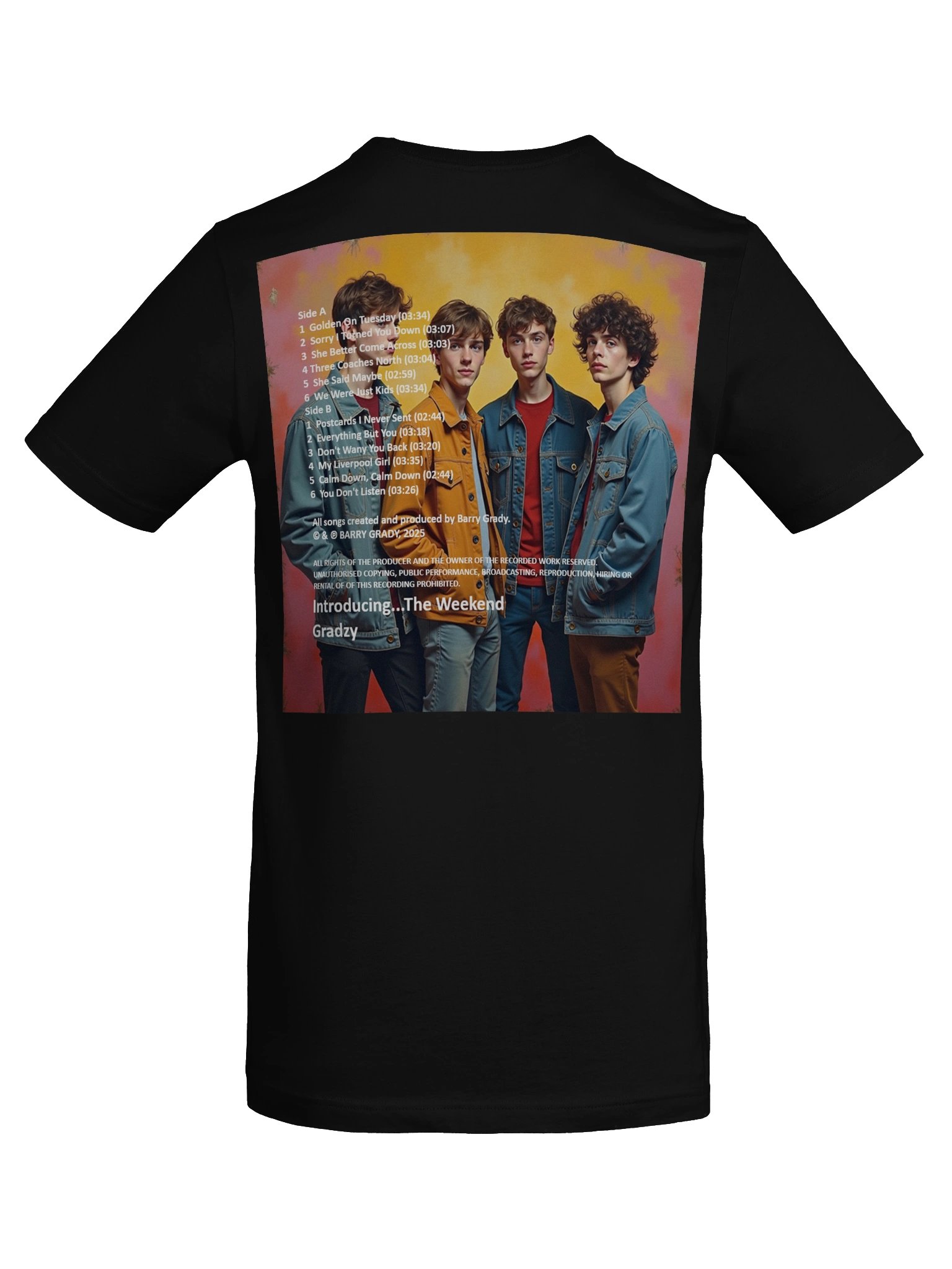 'The Weekend' Gradzy Crew T-Shirt product image (8)